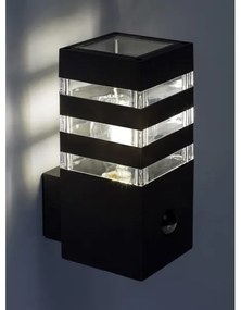 Rabalux 77025- Vonkajšie nástenné svietidlo so senzorom ANKARA 1xE27/12W/230V IP44