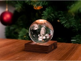 Prenosná svetelná dekorácia na USB ø 8 cm Amber – Gingko