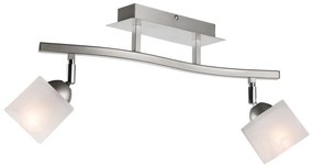 Bodové svietidlo KLARA 2xE14/40W/230V chróm