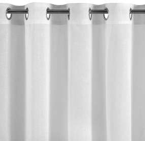 ZÁCLONA NA KRÚŽKOCH VIOLA 300X145 CM BIELA