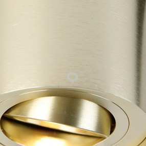 Moderné 1-fázové koľajnicové bodové svetlo zlaté - Rondoo Up