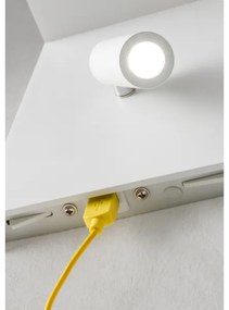 Redo 01-1499 - LED Nástenné bodové svietidlo AGOS LED/6W/230V + LED/3,2W USB biela