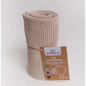 Babymatex Detská deka Sisi mocha mousse, 75 x 100 cm