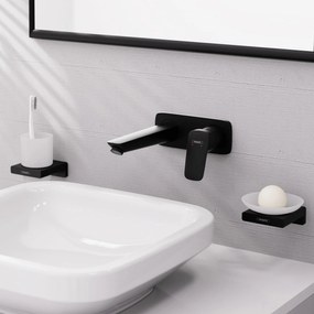 Hansgrohe Logis, umývadlová batéria pod omietku, výtok 195 mm, čierna matná, HAN-71220670