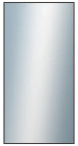 DANTIK - Zrkadlo v rámu, rozmer s rámom 60x120 cm z lišty Hliník čierna (7022021)