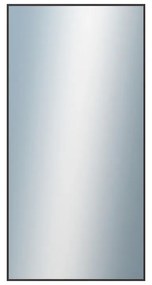 DANTIK - Zrkadlo v rámu, rozmer s rámom 60x120 cm z lišty Hliník čierna (7022021)
