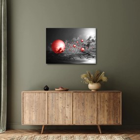 Obraz červených gulí (70x50 cm)