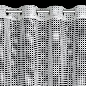 ZÁCLONA NA KRÚŽKOCH NERI 140X250 CM BIELA