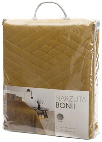 EUROFIRANY PREHOZ NA POSTEĽ BONI1 200X220 CM HORČICOVÝ