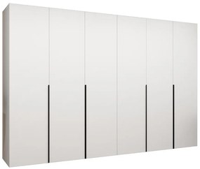 Skriňa Alicante I 300 biela/čierna