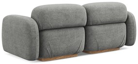 Sivá pohovka z textílie buklé 190 cm Ailani – Makamii