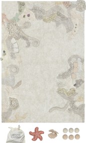 Lorena Canals, Detský kusový koberec Play Seabed, 140x200, béžová, detská izba