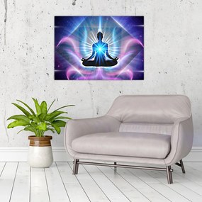Sklenený obraz - Meditácia (70x50 cm)
