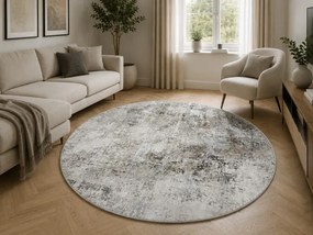 Protišmykový koberec VENEZIA PRINT 240574W-6 kruh