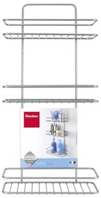 Nástenná kúpeľňová polička s troma poschodiami Metaltex Ref