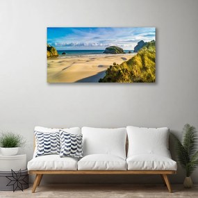 Obraz Canvas Pláž kamene krajina 140x70 cm