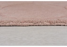 Ružový koberec z vlny Flair Rugs Gigi, 120 × 170 cm