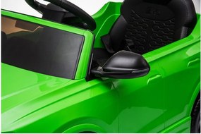 LEAN CARS Elektrické autíčko Audi RS Q8 LED MP3 diaľkové ovládanie zelené