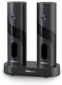 Set dvoch elektrický mlynček na soľ a korenie