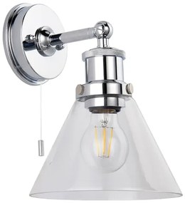 Endon 95513-Kúpeľňové nástenné svietidlo TOULON 1xE27/10W/230V IP44 lesklý chróm