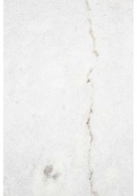 Okrúhly konferenčný stolík s mramorovou doskou v bielo-zlatej farbe ø 70 cm Timpa – White Label