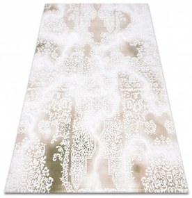 Luxusný kusový koberec akryl Aleta smetanovobiely 160x230cm