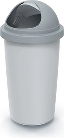 Odpadkový kôš COMPACTO ROLL 30 L popolavo sivý/svetlosivý