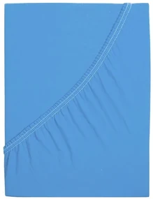 Jersey plachta do detskej postieľky EXCLUSIVE 70x140 cm modrá