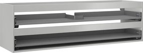Mexen Box-A, závesná skrinka 160 cm, 2 zásuvky, matná sivá, 91AX0-1600-470-2-62