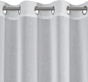 ZÁCLONA NA KRÚŽKOCH DANI1 300X250 CM BIELA