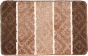 Kúpeľňový koberček MULTI A5132 ROMBY camel, hnedý