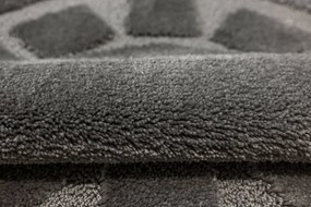 Kúpeľňový koberček Ocean sivý kruh