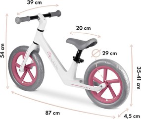 Detský bežecký bicykel Light Flee Nukido