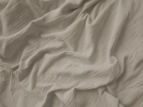 Mušelínová obliečka na vankúš MUSSARI 70x90 cm, béžovosivý