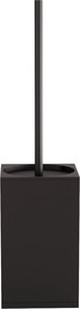 Rea Til, kovový stojan na WC s kefou, čierna matná, REA-88095