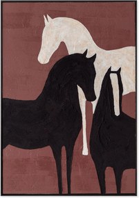 Ručne maľovaný obraz v drevenom ráme Blend