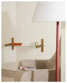 Sklenený komponent - polica 90x10 cm Sitra – Kave Home