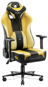 Látkové herné kreslo Diablo X-Player 2.0 King Size, Dark Sunflower