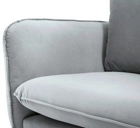 Zamatová štvormiestna pohovka Vienna 230 × 92 × 95 cm