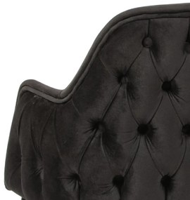 TONYA ČALÚNENÁ STOLIČKA black