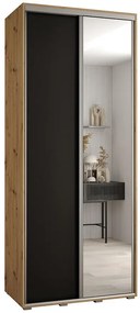 Skriňa 45 Canaris 3 140 artisan/čierna/silver