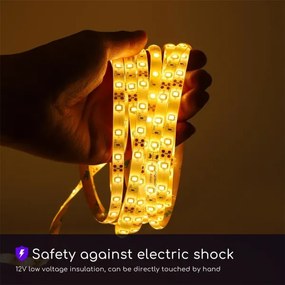 Aigostar - LED Stmievateľný vonkajší pásik 5m LED/18W/12/230V 3000K IP65