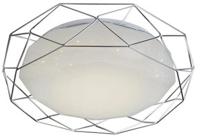 Candellux LED Stropné svietidlo SVEN LED/24W/230V pr. 43 cm lesklý chróm CA0708