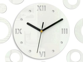 Moderné nástenné hodiny RINGS WHITE white