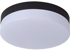 Lucide Lucide 79111/24/30 - LED Kúpeľňové svietidlo BISKIT LED/12W/230V IP44 čierna LC3735