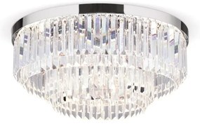 Orion - LED stmievateľné krištáľové svietidlo PRISM LED/80W/230V pr. 55 cm chróm