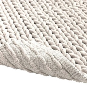 Krémová kúpeľňová predložka 50x80 cm Ariel – douceur d'intérieur