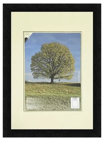 15x20 | Rámček Kiel čierna PLEXI antireflex [BN]