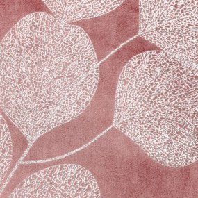 Dekorstudio Deka s rastlinným vzorom GINKO2 150x200cm - ružová