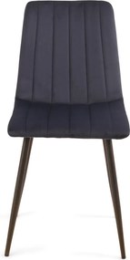 Jedálenská stolička Harry, tmavo modrá látka